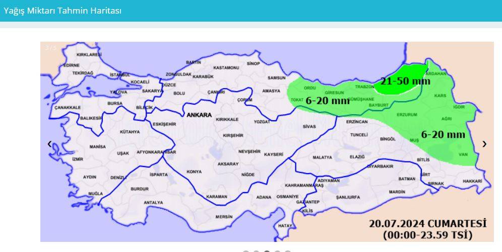 Samsun ve Ordu için uyarı! Aman bu saatlere dikkat 24